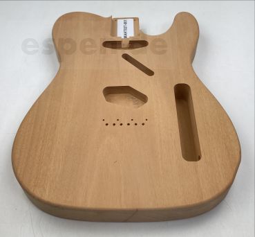 Body Mahagoni, 1-tlg., gefräst, Telecaster, Einzelstück #001